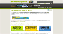 Desktop Screenshot of maplestory.mmorpgguides.org